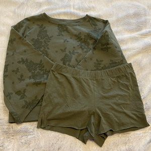 Adore Me Olive Green Intimates Set
